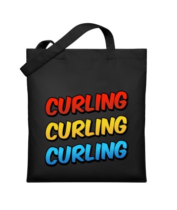 Tote Bag coton BIO "Curling Curling Curling"