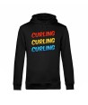 Sweat à capuche BIO Curling Curling Curling - unisexe