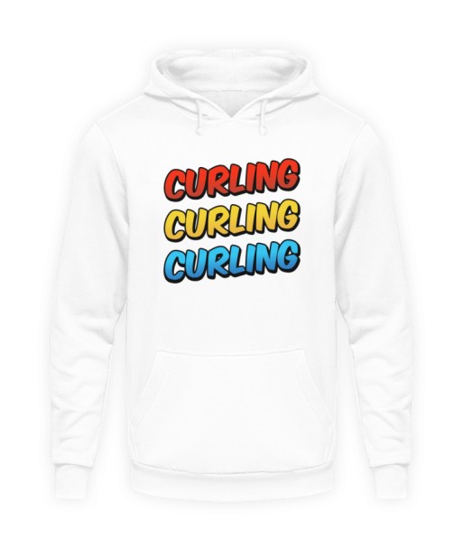 Sweat à capuche Curling Curling Curling  - unisexe