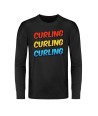 T-Shirt Manches longues "Curling Curling Curling"  - unisexe