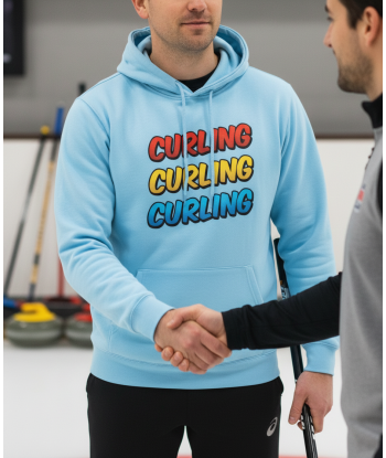 Sweat à capuche Curling Curling Curling  - unisexe