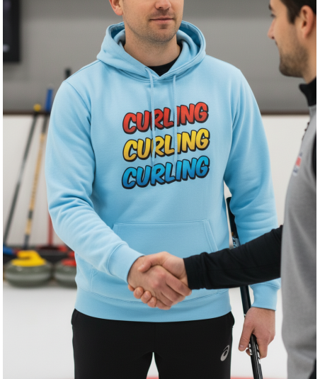 Sweat à capuche Curling Curling Curling  - unisexe