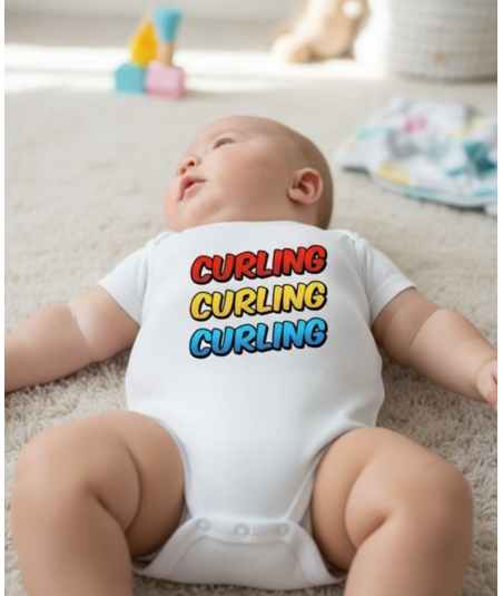 Body pour bébé - Curling Curling Curling